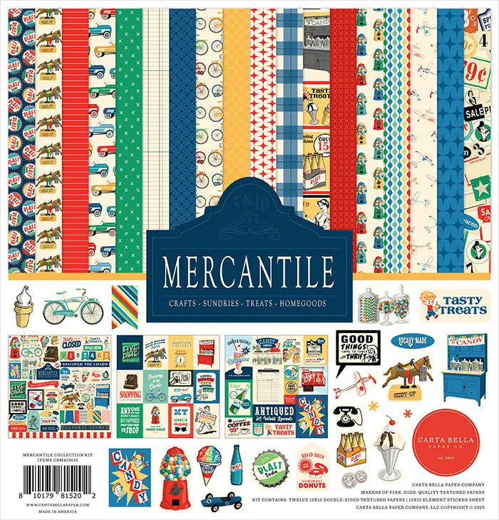 Mercantile 12" x 12" Collection Kit - Carta Bella