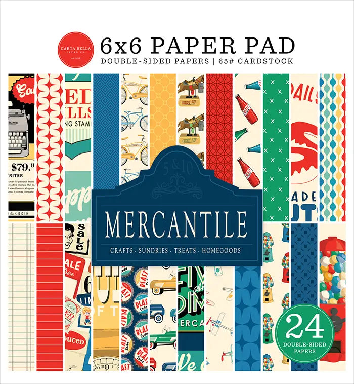 Mercantile 6" x 6" Paper Pad - Carta Bella