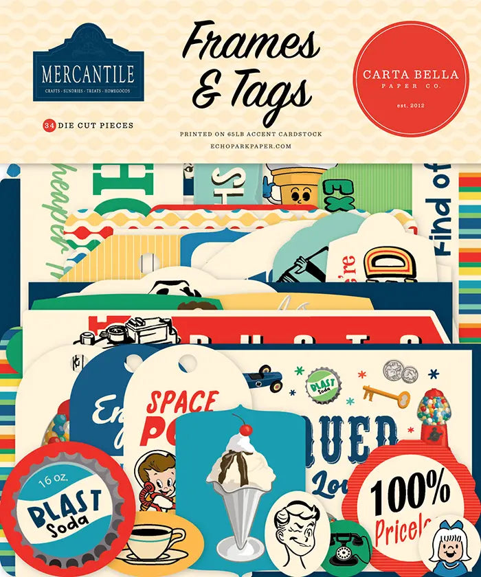 Mercantile Frames & Tags - Carta Bella