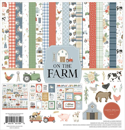 On The Farm 12" x 12" Collection Kit - Carta Bella