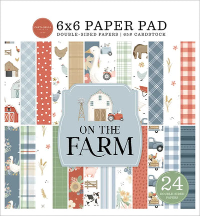 On The Farm 6" x 6" Paper Pad - Carta Bella