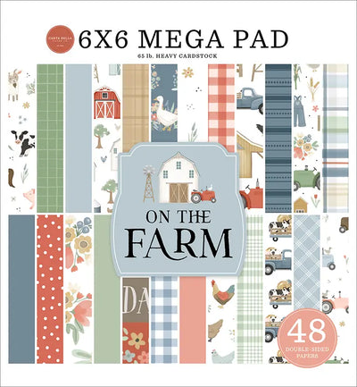 On The Farm Cardmakers 6" x 6" Mega Pad - Carta Bella