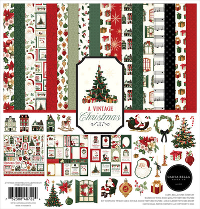 A Vintage Christmas Collection Kit - Carta Bella