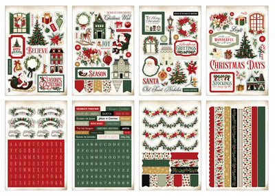 A Vintage Christmas Sticker Book - Carta Bella