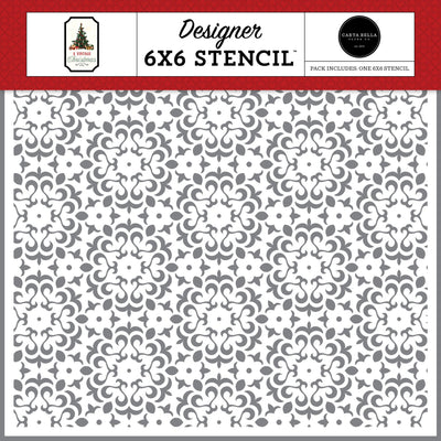 Vintage Damask Stencil - Carta Bella