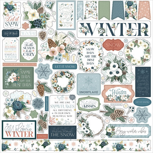 Winter Wonderland Element Stickers - Carta Bella