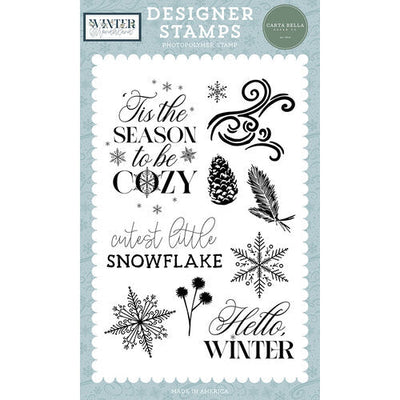 Cutest Little Snowflake Stamp Set - Winter Wonderland - Carta Bella