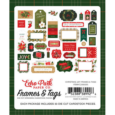 View 2 of Christmas Joy Frames & Tags - Echo Park