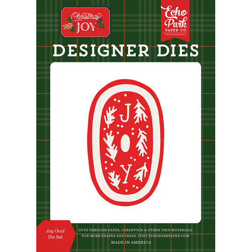 Joy Oval Die Set - Christmas Joy - Echo Park