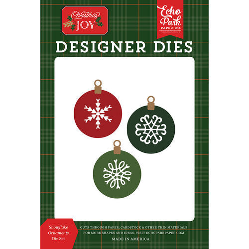 Snowflake Ornaments Die Set - Christmas Joy - Echo Park