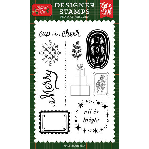 Cup Of Cheer Stamp Set - Christmas Joy - Echo Park