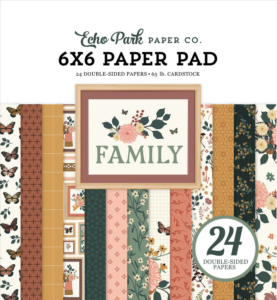 Family 6" x 6" Paper Pad - Echo Park