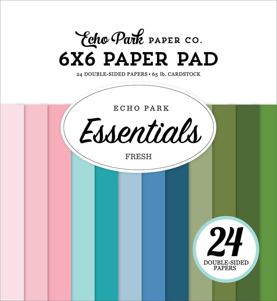 Fresh Essentials 6" x 6" Paper Pad - Echo Park   