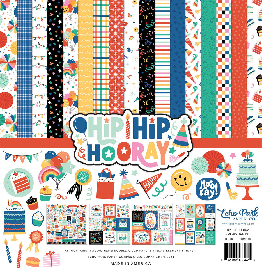 Hip Hip Hooray 12" x 12" Collection Kit - Echo Park