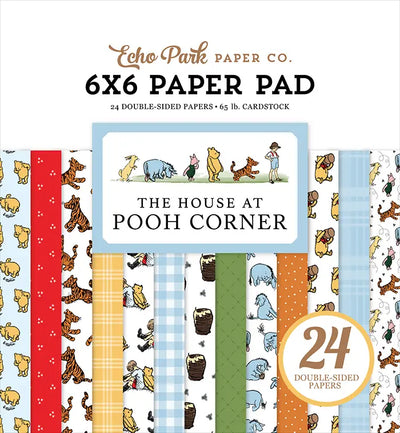 The House At Pooh Corner 6" x 6" Paper Pad - Echo Park