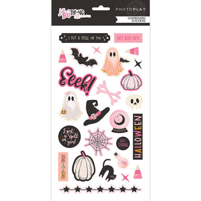 Lil' Boo Thing Chipboard Stickers - PhotoPlay