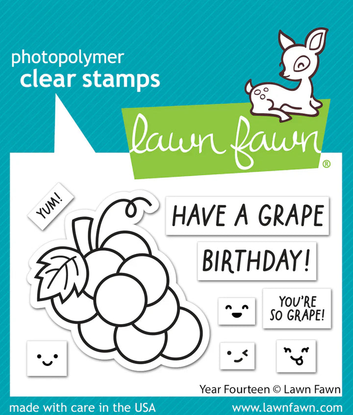 Year Fourteen Stamps - Lawn Fawn