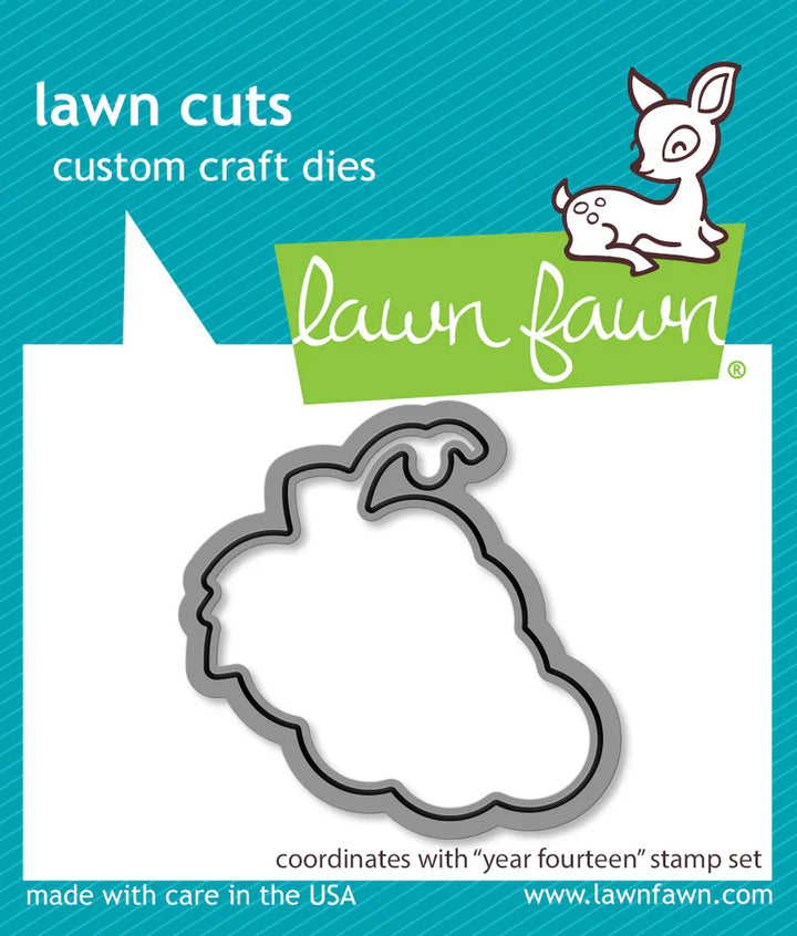 Year Fourteen Lawn Cuts Die - Lawn Fawn