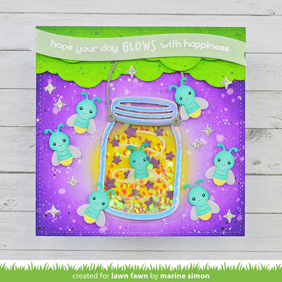 View 3 of Build-A-Drink Mason Jar Add-On: Lantern Lawn Cuts Dies - Lawn Fawn