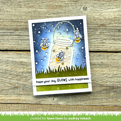 View 5 of Build-A-Drink Mason Jar Add-On: Lantern Lawn Cuts Dies - Lawn Fawn