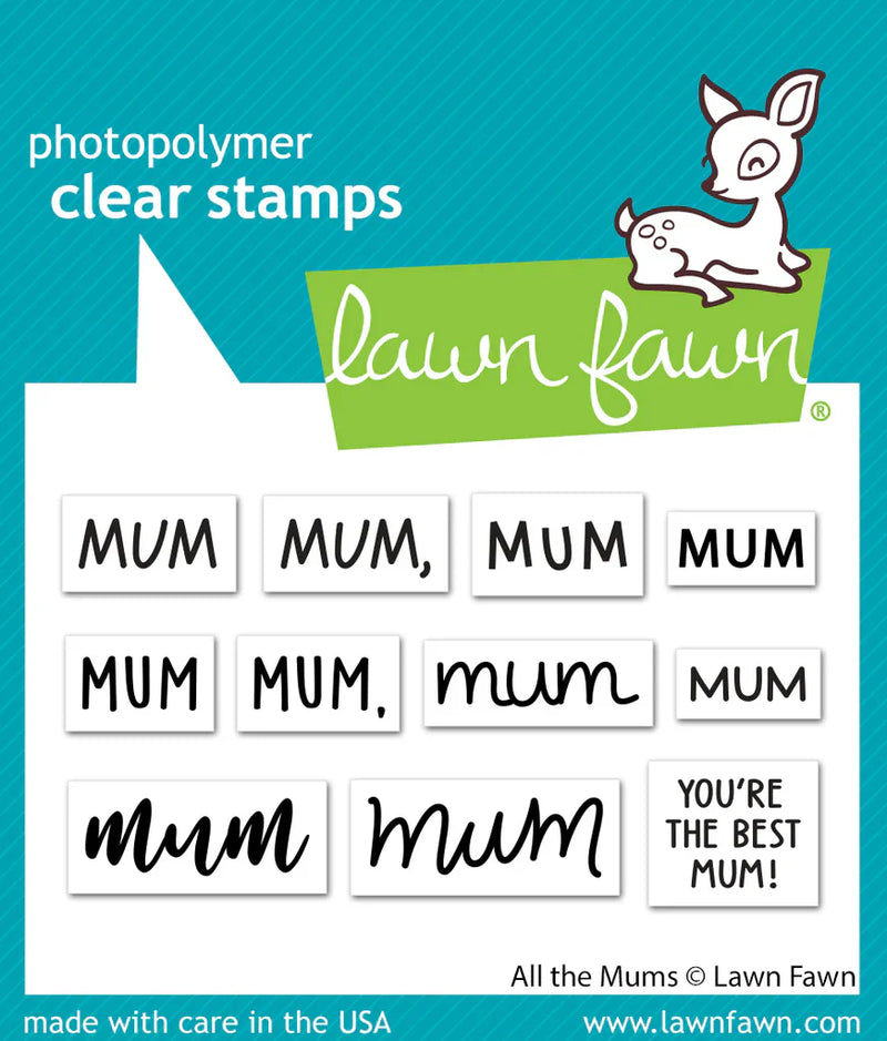 All the Mums Stamps - Lawn Fawn