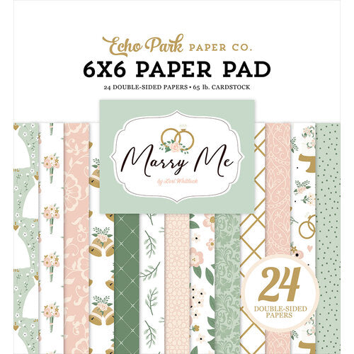 Marry Me 6" x 6" Paper Pad - Echo Park