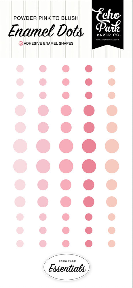 Pink Essentials Enamel Dots - Echo Park