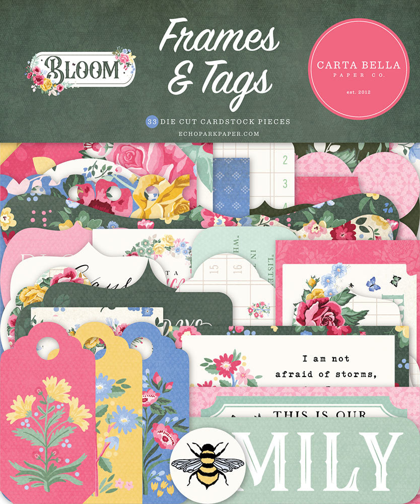 Bloom Frames & Tags - Carta Bella