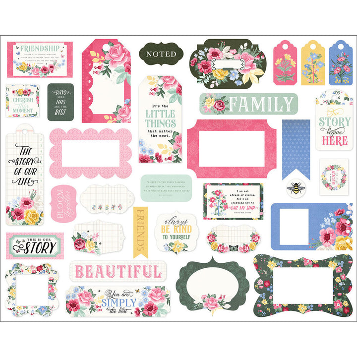 Bloom Frames & Tags - Carta Bella