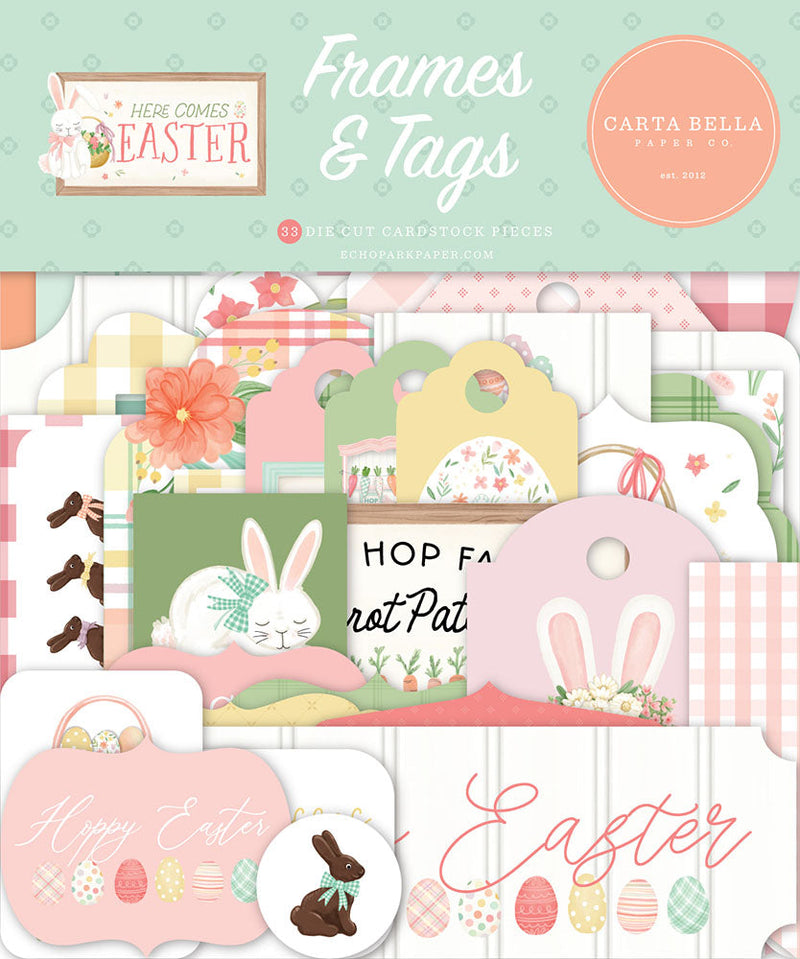 Here Comes Easter Frames & Tags - Carta Bella