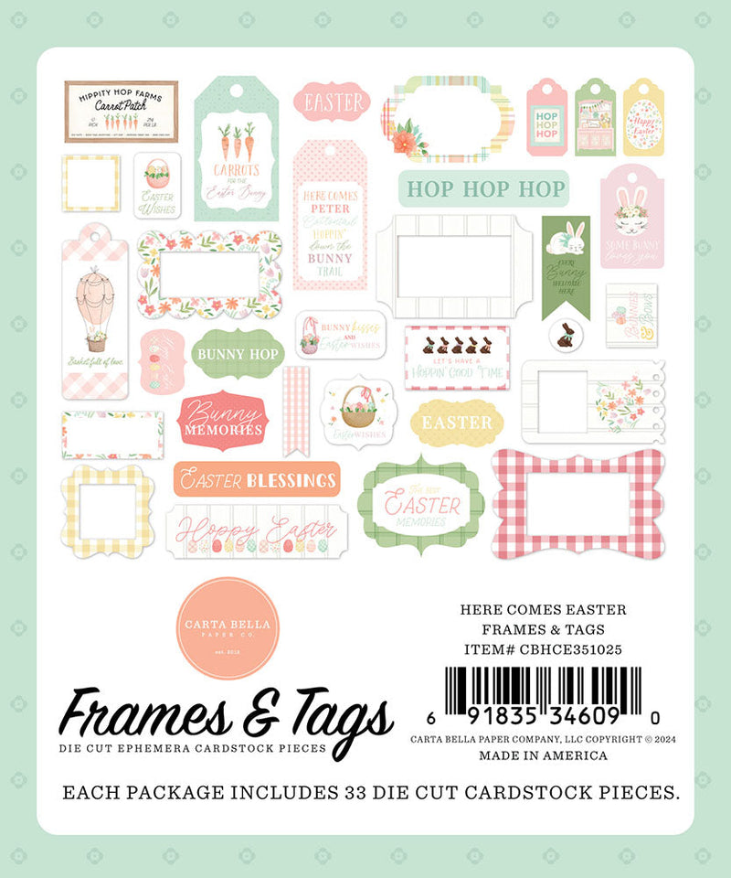 View 3 of Here Comes Easter Frames & Tags - Carta Bella