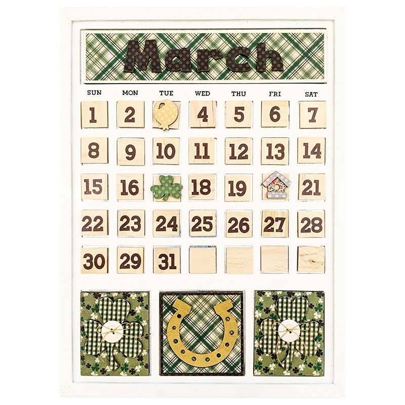 March Magnetic Calendar - Foundations Decor