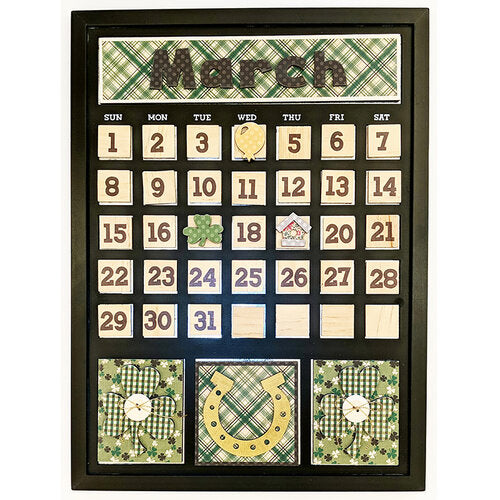 March Magnetic Calendar - Foundations Decor