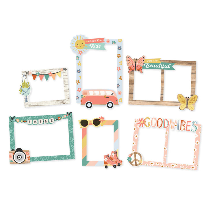 View 2 of Chipboard Frames - Boho Sunshine Collection - Simple Stories