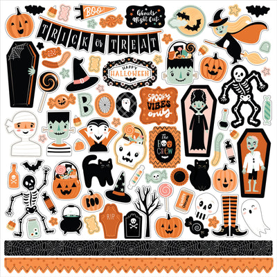 Spooktacular Halloween Element Stickers - Echo Park