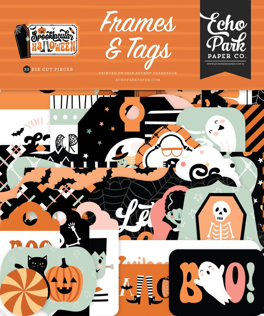 Spooktacular Halloween Frames & Tags - Echo Park