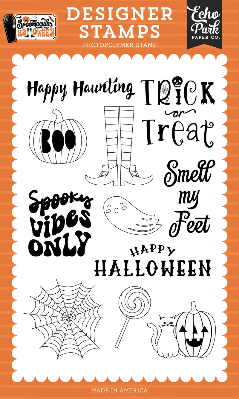 Spooktacular HalloweenSpooky Vibes Only Stamp Set - Echo Park