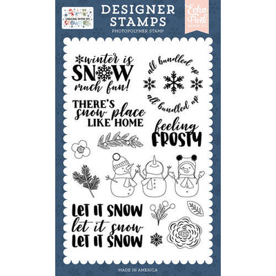 Feeling Frosty Stamp Set - Chilling With My Snowmies  - Echo Park