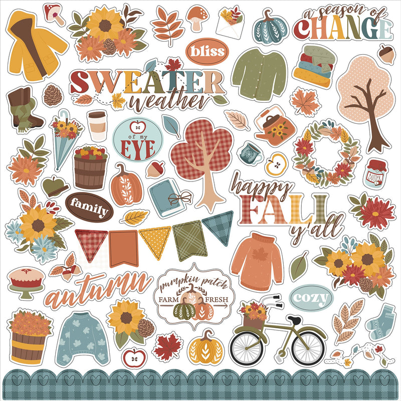 Sweater Weather Element Stickers - Echo Park