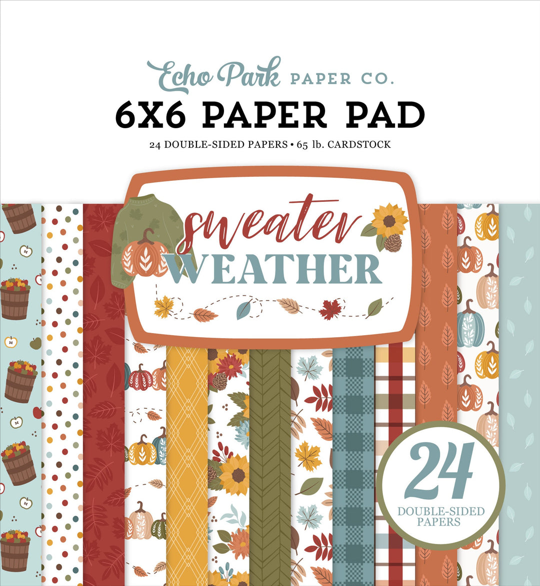 Sweater Weather 6" x 6" Paper Pad - Echo Park