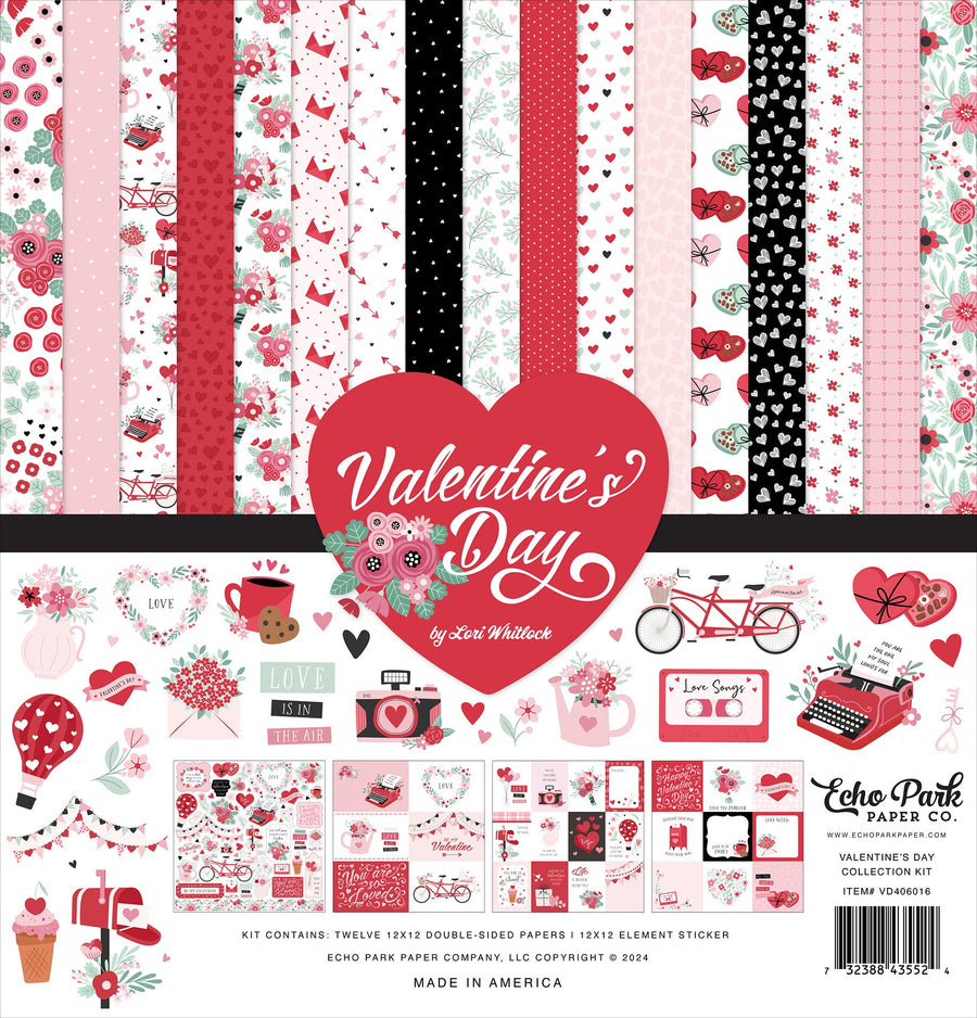 Valentine's Day 12" x 12" Collection Kit - Echo Park