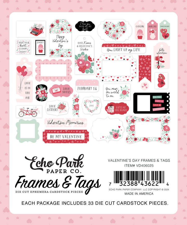 View 3 of Valentine's Day Frames & Tags - Echo Park