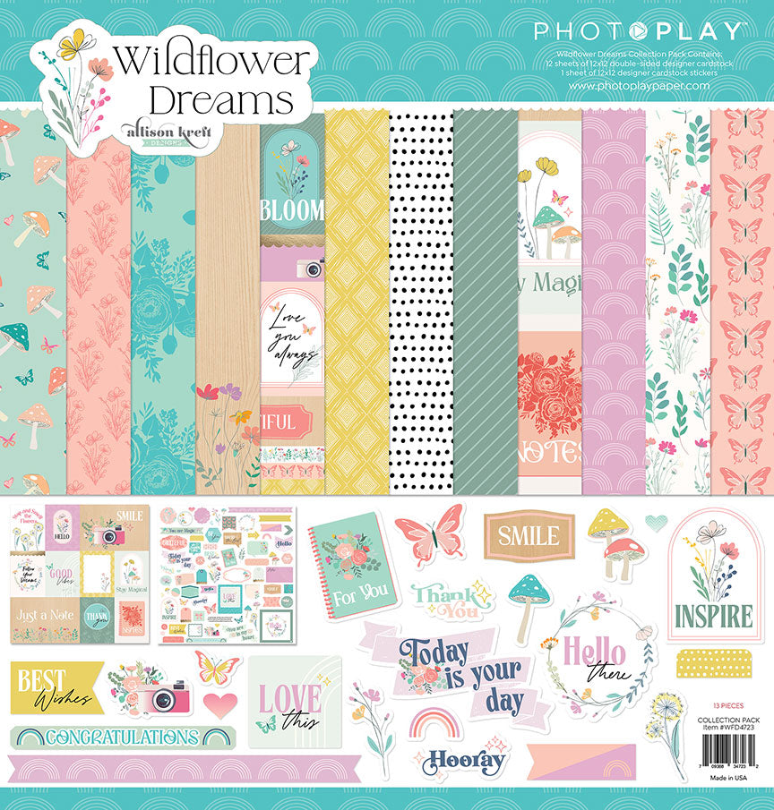 Wildflower Dreams 12" x 12" Collection Pack - PhotoPlay