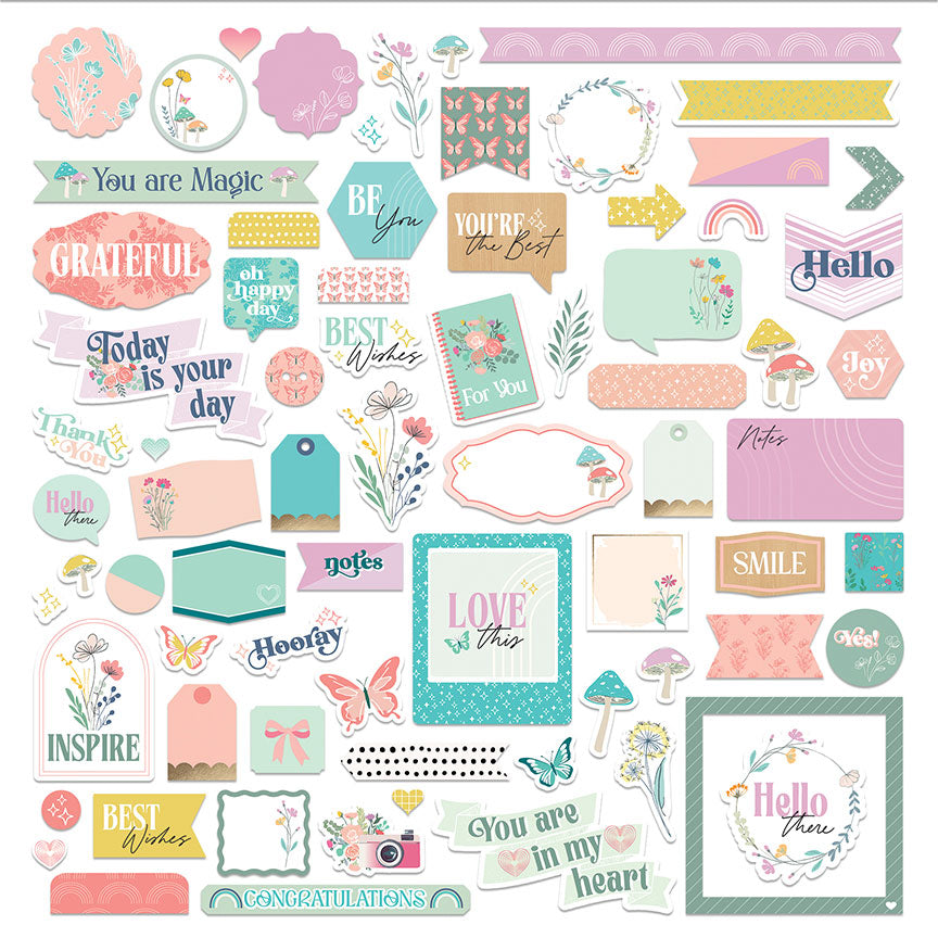 Wildflower Dreams Element Stickers - PhotoPlay