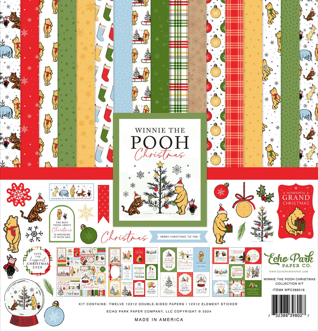 Winnie The Pooh Christmas Collection Kit - Echo Park