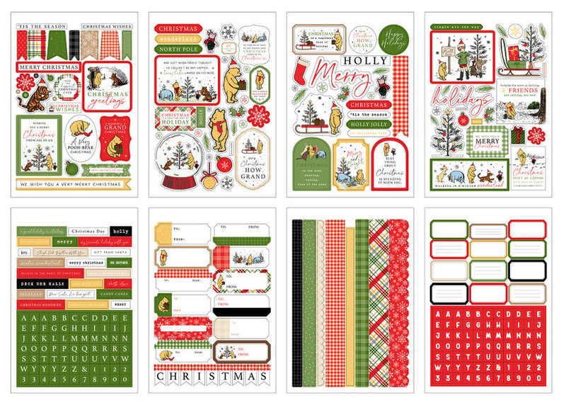 Winnie The Pooh Christmas Sticker Book - Echo Park