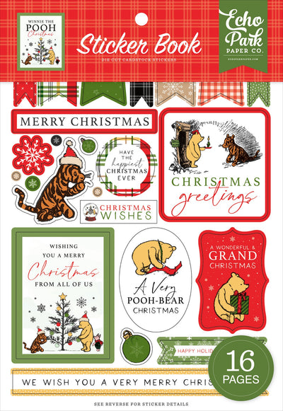 Winnie The Pooh Christmas Sticker Book - Echo Park