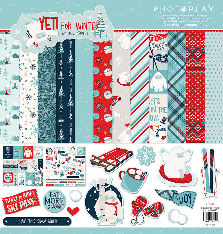 Yeti for Winter 12" x 12" Collection Pack - PhotoPlay