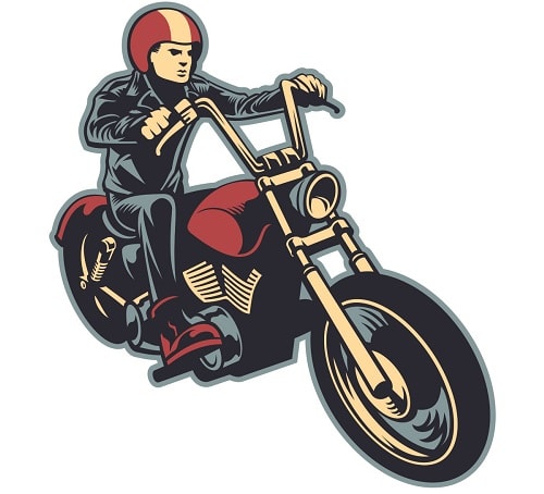 Classic Biker Style SVG Image File Download for Craft Projects