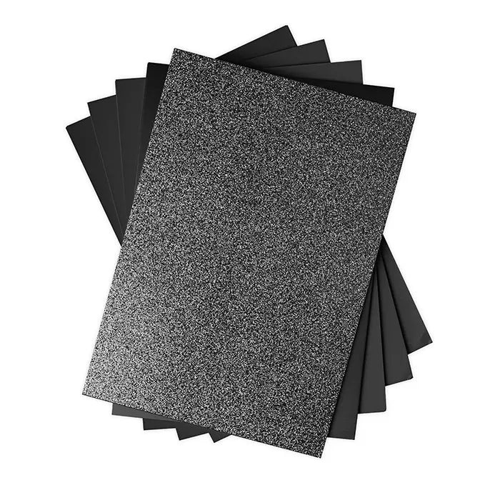 Black Surfacez Opulent Cardstock Pack, 8" x 11-1/2" (50 sheets) - Sizzix